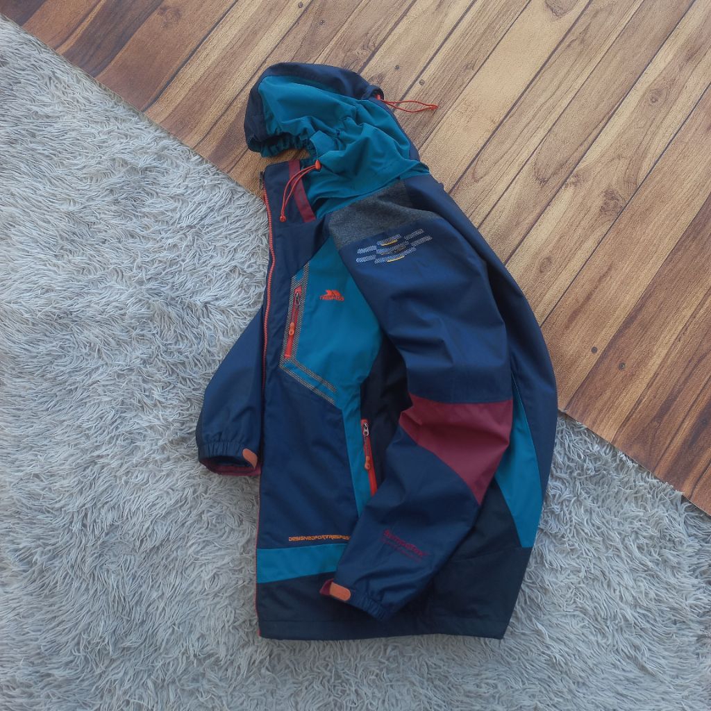 Jaket Outdoor Trespass DLX Sympatex Gorpcore Waterproof 3 Layer NOT goretex blocktech running sports