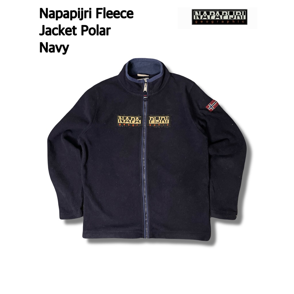 Napapijri Fleece Jacket Polar Navy Original