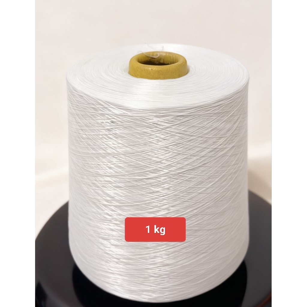 Benang obras putih 1kg