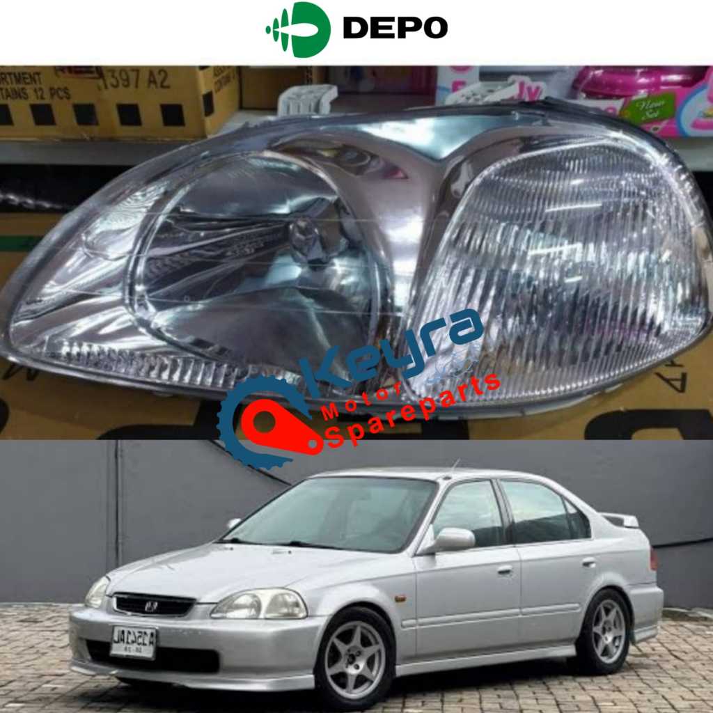 REFLEKTOR LAMPU DEPAN HONDA CIVIC FERIO 1996 ORI DEPO