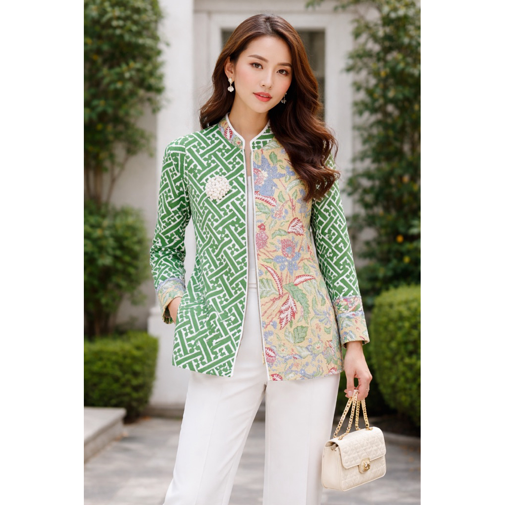 Blouse Tunik Batik Modern – Model Profesional Elegan