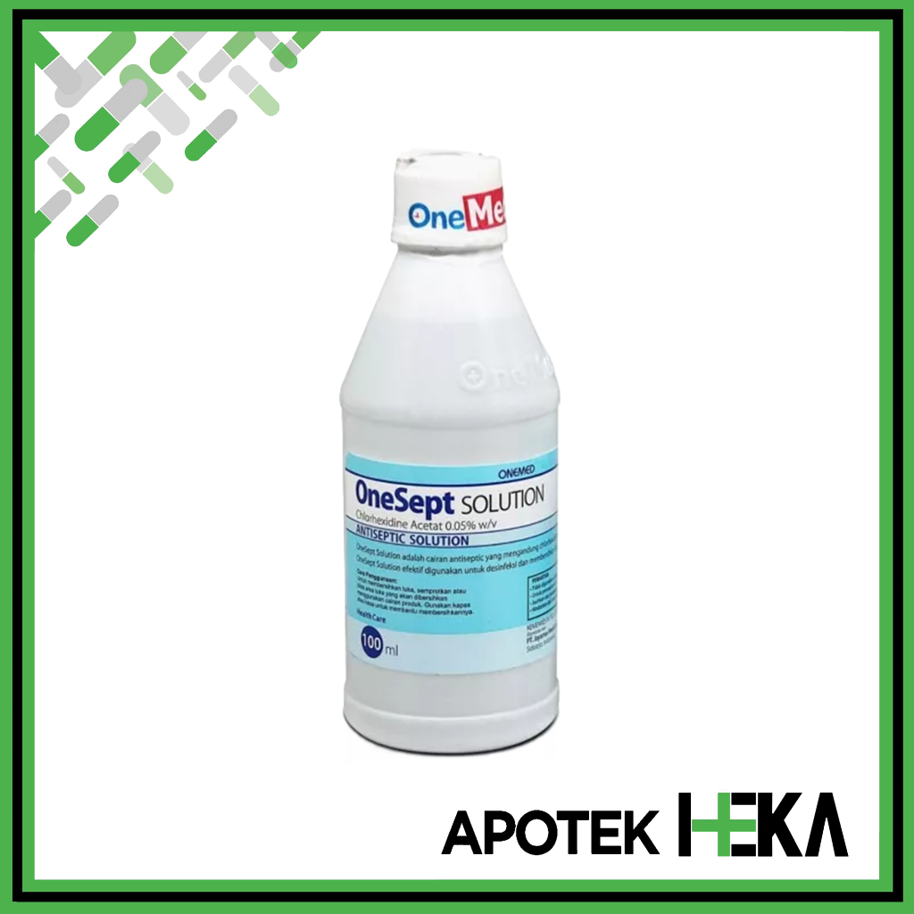 One Sept Solution Botol 100 ml - Chlorhexidine Antiseptik Cuci Luka (BANDUNG)