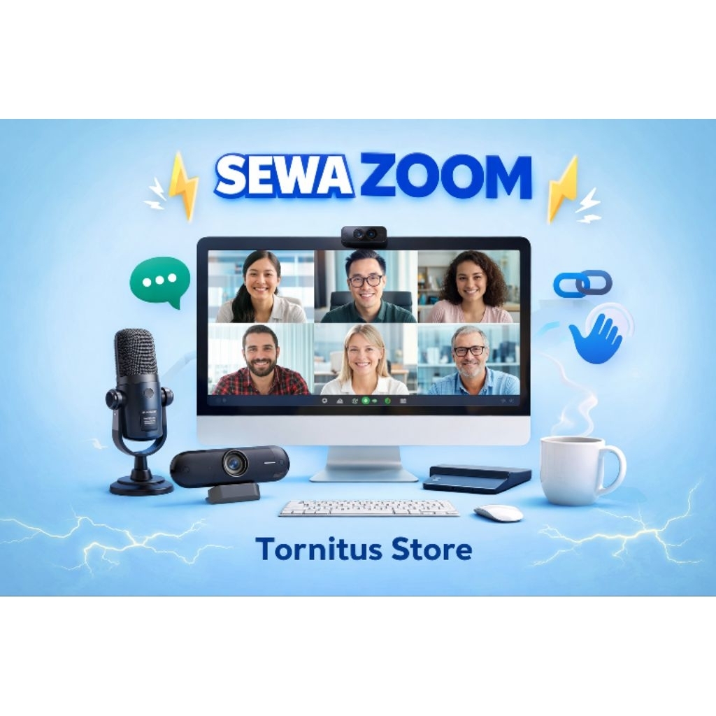 Zoom Meeting Premium || 1 Bulan || 100 peserta