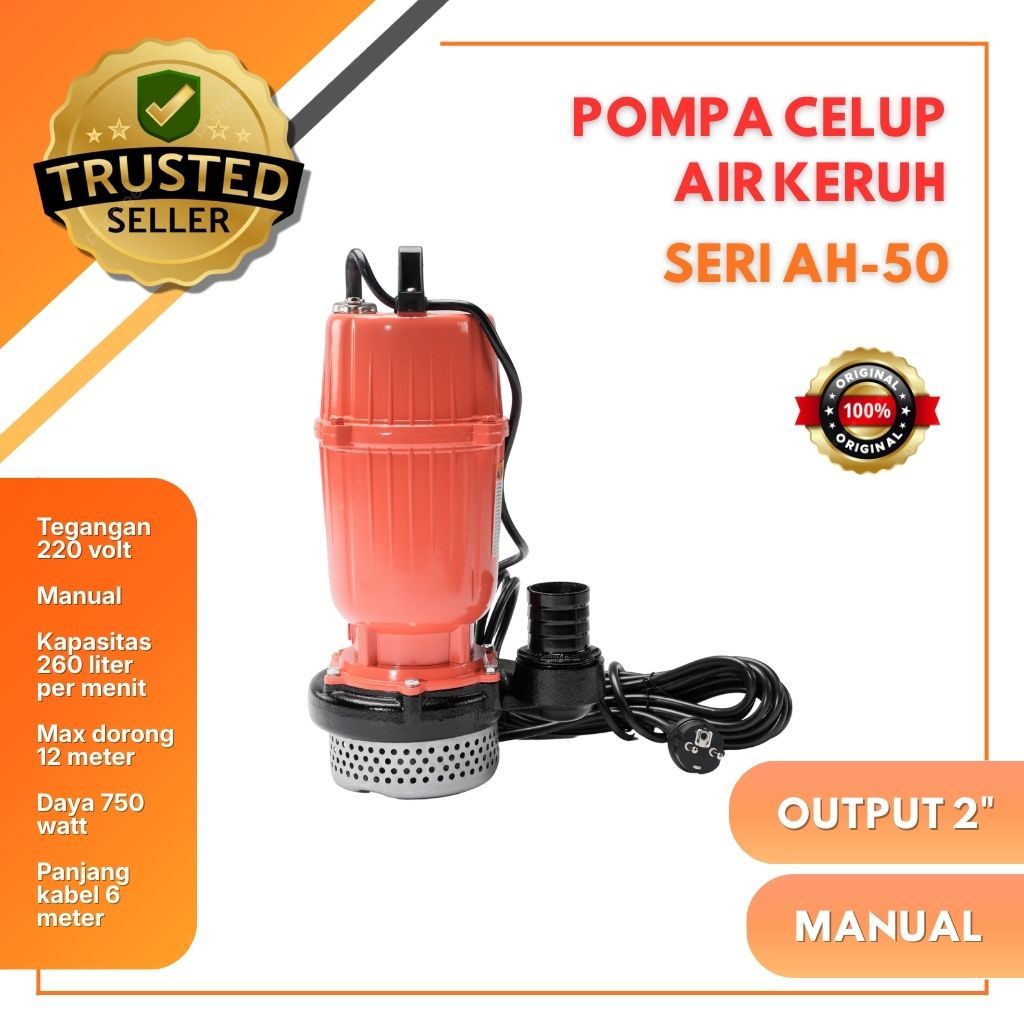 POMPA CELUP FUJIKAWA TIPE AH50, AF75, AG100