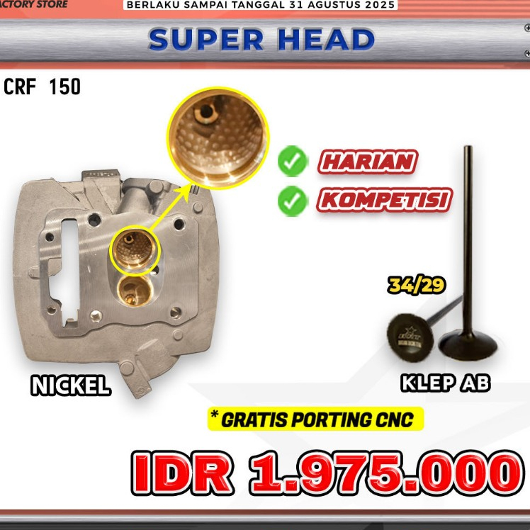 PAKET PROMO CRF 150 BRT