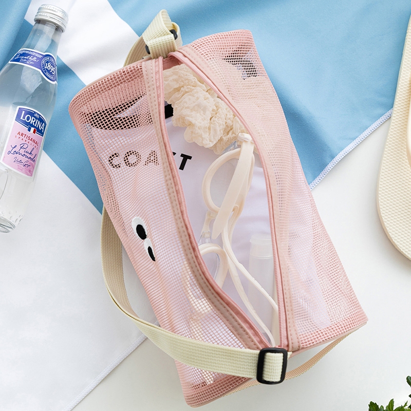 Tas Jaring Alat Selam Multifungsi Kain Jaring Menawan Tas Jaring Selempang Tali Bahu Yang Dapat