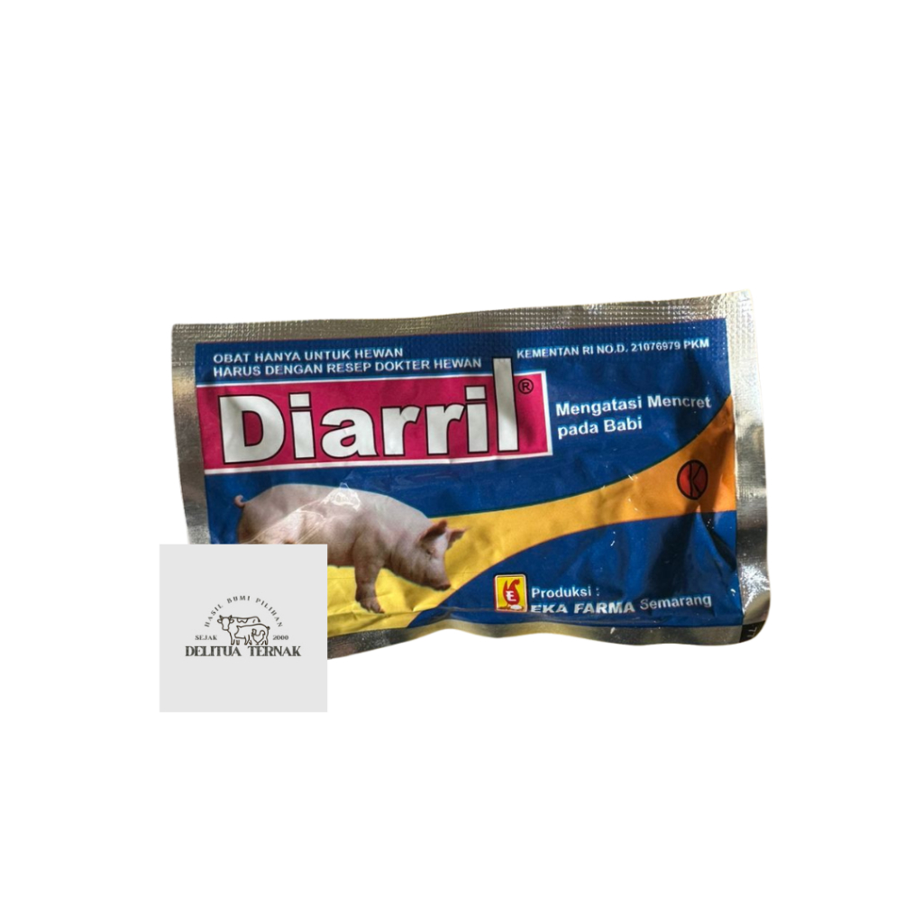 DIARRIL PIG OBAT MENCRET PADA BABI DIARRIL ISI 10 KAPSUL EKA FARMA UNTUK BABI DEWASA & ANAK BABI / O