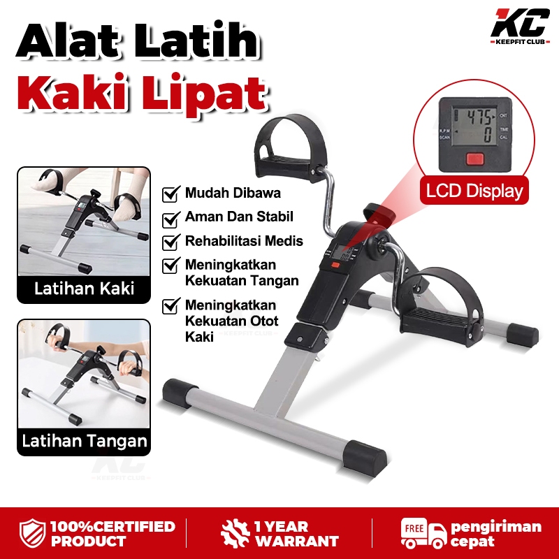 Gameboiishop Sepeda Statis Terapi Portable Sepeda Statis Mini Bike Untuk Terapi Kaki Tangan Stroke/