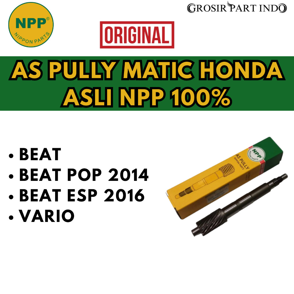 AS PULLY CVT NPP Beat Beat Pop Beat Esp Vario Honda Matic Original