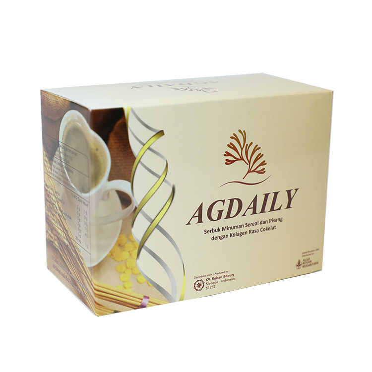 AG Daily Minuman Nutrisi Sereal dan Pisang Plus Kolagen Rasa Cokelat