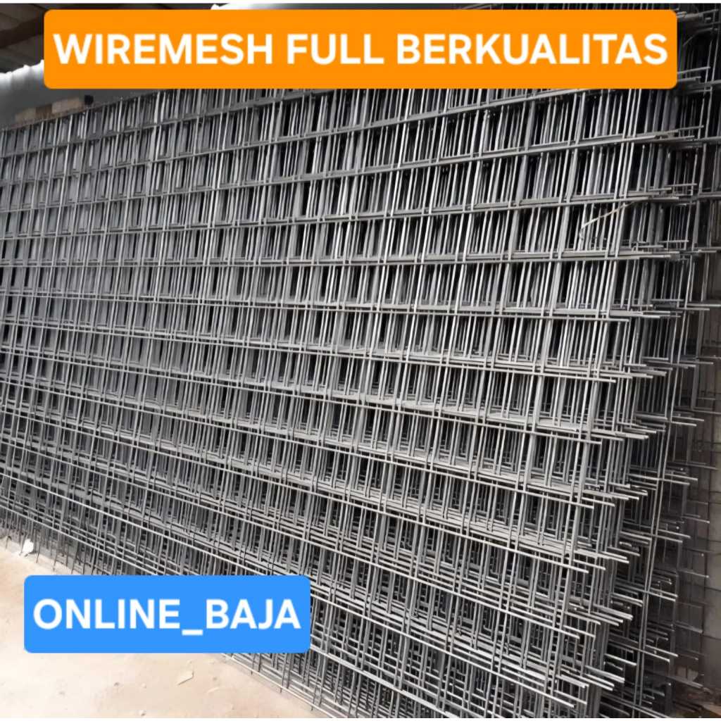 Wiremesh / Wermes Cor M6 , M8 , M10 FULL Panjang 5,4 Meter x 2,1 Meter Berbagai Ukuran