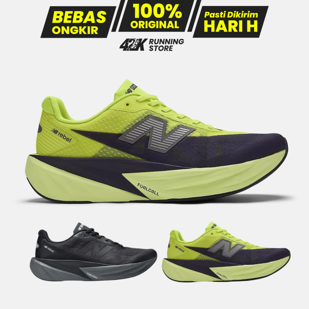 SEPATU LARI NEW BALANCE FUELCELL REBEL V5 ORIGINAL MEN SIZE