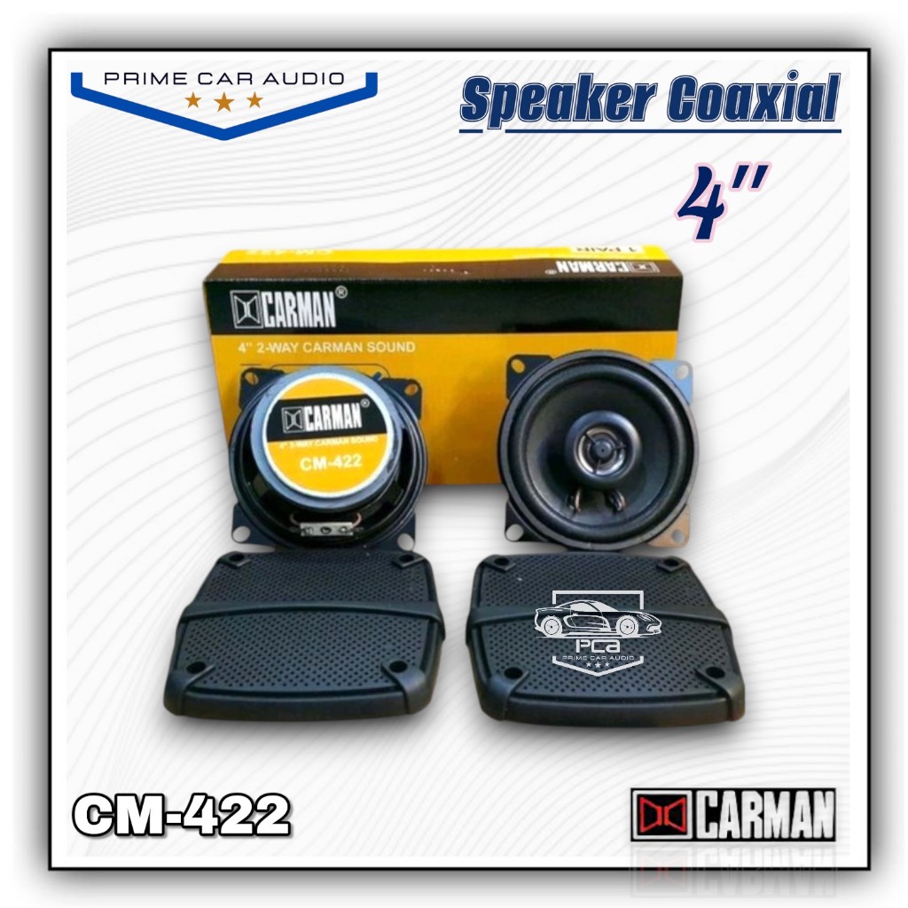 Speaker Pintu Mobil 4 Inch Coaxial Carman CM 422