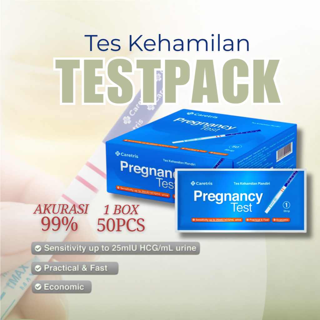 Test Pack Alat Tes Kehamilan 1 Box Isi 50 Pcs