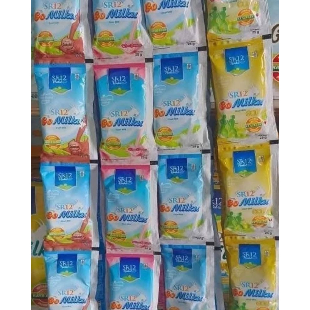 susu gomilku sr 12 saset ,susu bubuk kambing