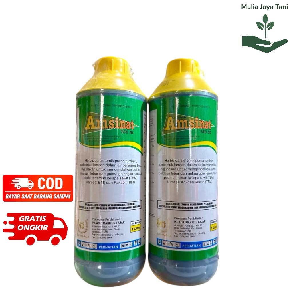 Herbisida AMSINAT 150 SL 1 Liter - Pembasmi Rumput Membandel Amsinat
