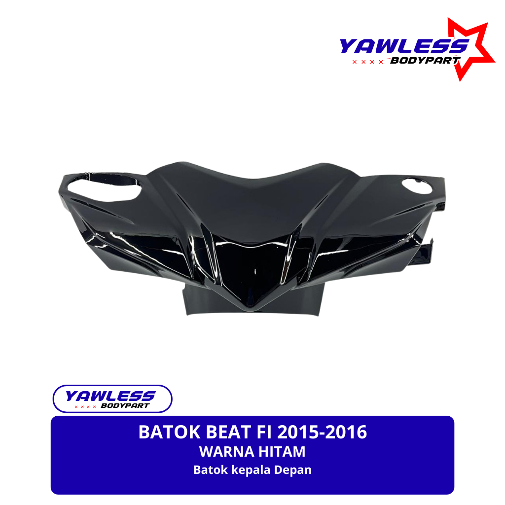 Batok depan Beat Fi 2015-2016 stater Halus warna Hitam / batok beat fi 2015