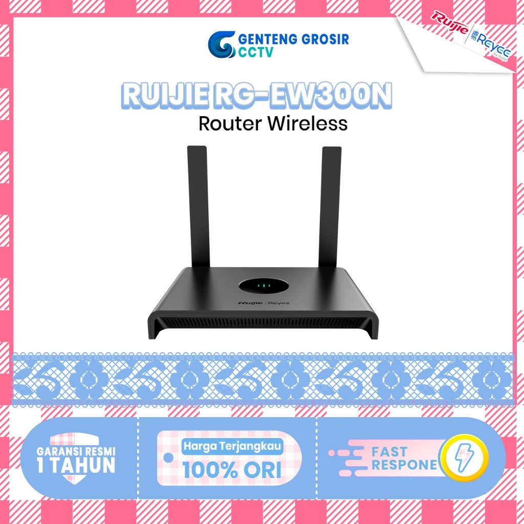 Ruijie RG-EW300N 300Mbps Wireless Smart Router- GFO / Ruijie RG EW300N