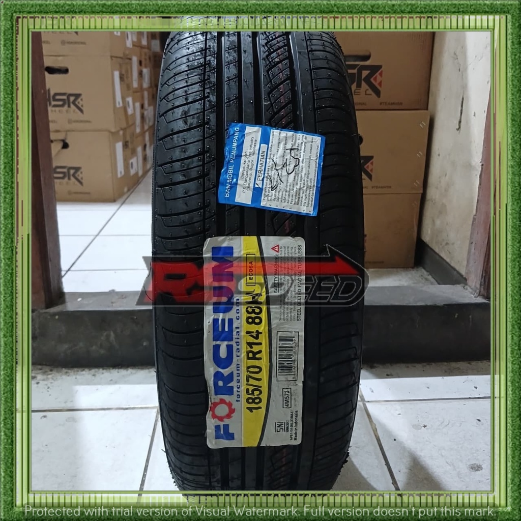 BAN MOBIL TUBLES RING 14 UKURAN 185/70 R14 MERK FORCEUM ECOSA BAN TAHUN TERBARU BAN MOBIL R 14