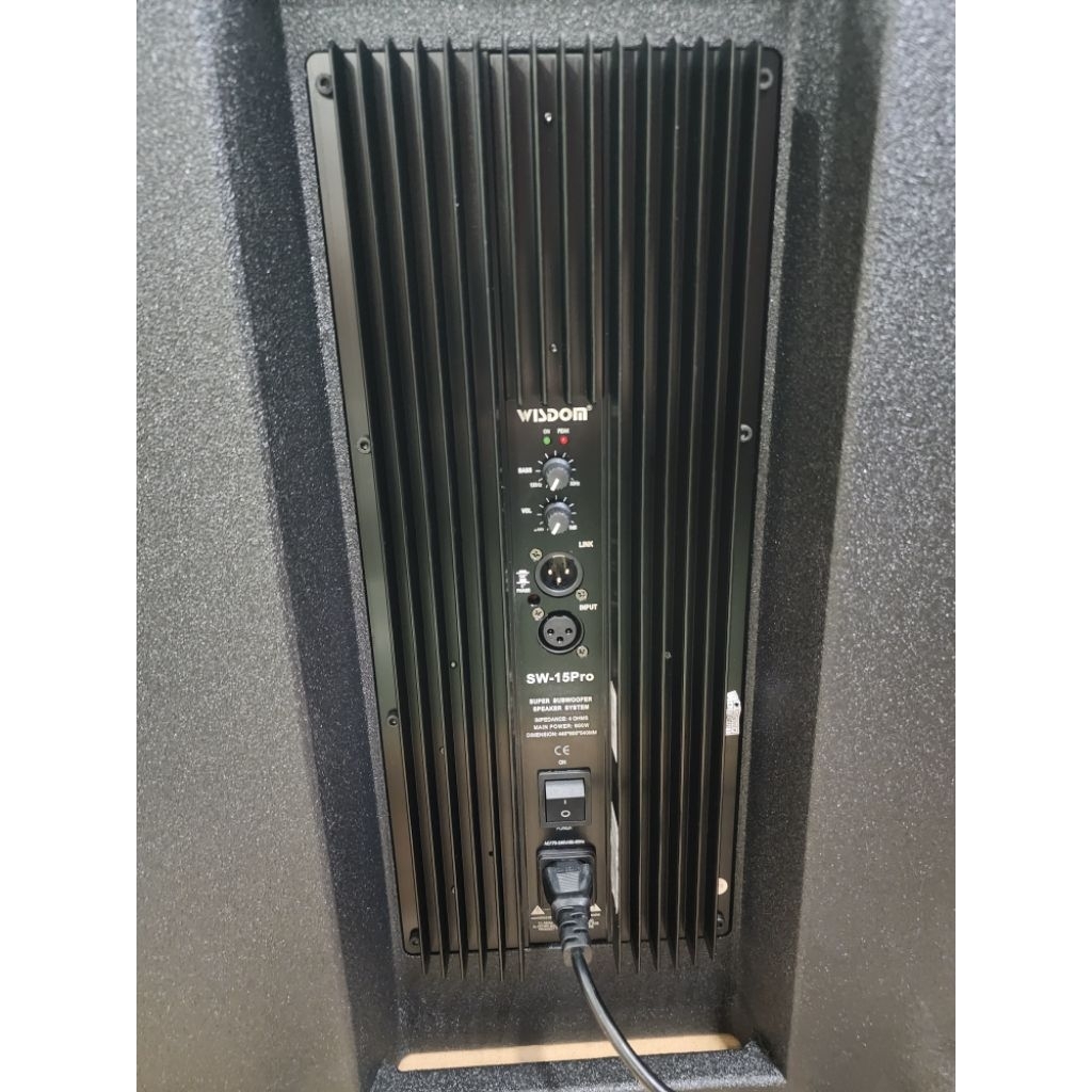 (JUAL 1 BUAH) SUBWOOFER AKTIF WISDOM SW 15PRO / SW15PRO / SW15 PRO 15 INCH ORIGINAL