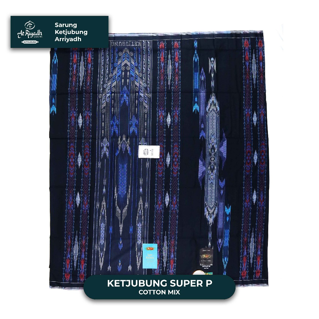 Sarung KETJUBUNG Super Platinum GOLD Variant Hitam Putih Warna Motif SJC SJF Cakep