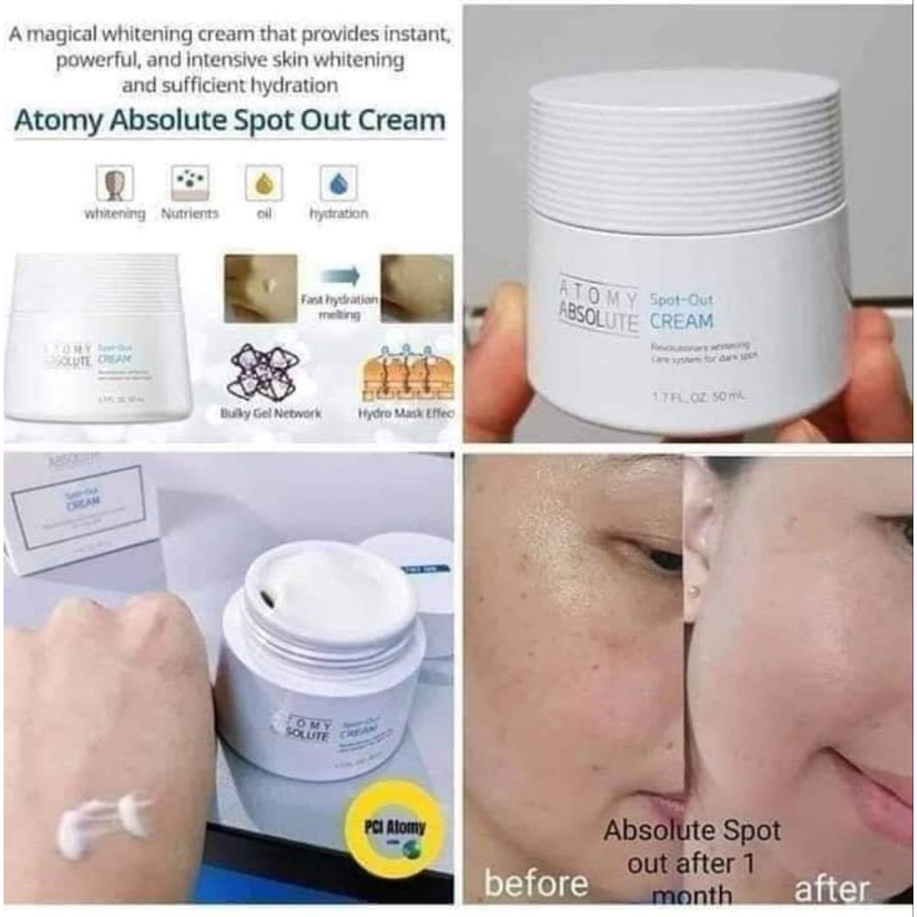 Atomy Absolute spot out cream khusus flek dan bintik2 hitam
