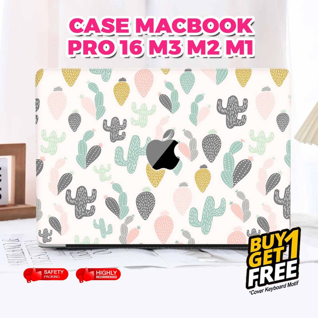 MacBook Pro 16 2021-2026 M4 M3 M2 M1 Case Pastel Hard Shell A3403 A3186 A2991 A2780 Pelindung Laptop