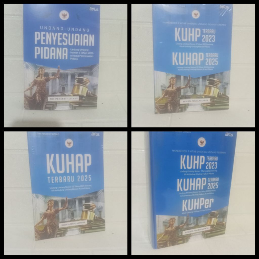 buku buku best seller terbaru kuhp kuhan dan penyesuaian pidana beserta penjelasan