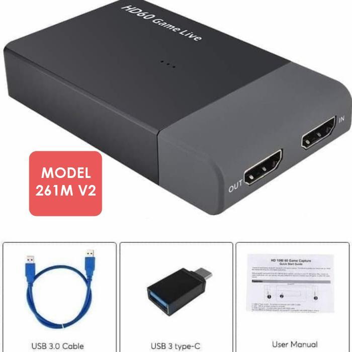 Ezcap261 M Game Capture Live Stream Record USB 3.0 HDMI Capture HD60