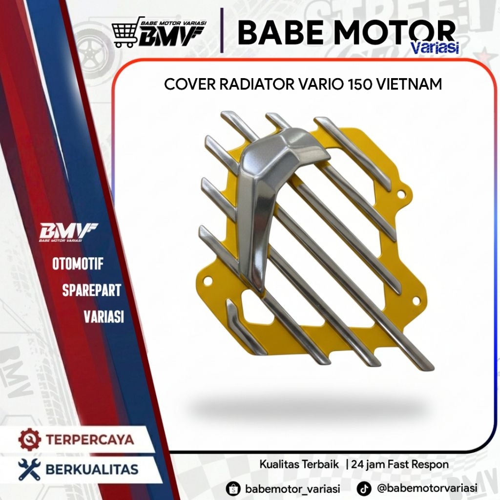 COVER RADIATOR VARIO 150 VIETNAAM SERIES CNC LOKAL COVER RADIATOR VARIO 125 150