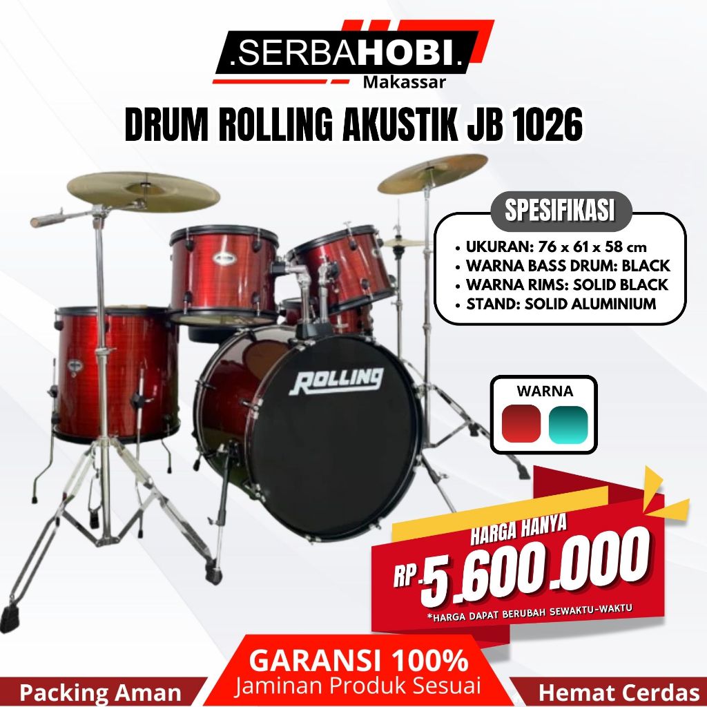 DRUM SET ROLLING JB1026 / DRUM ROLLING / JB1026