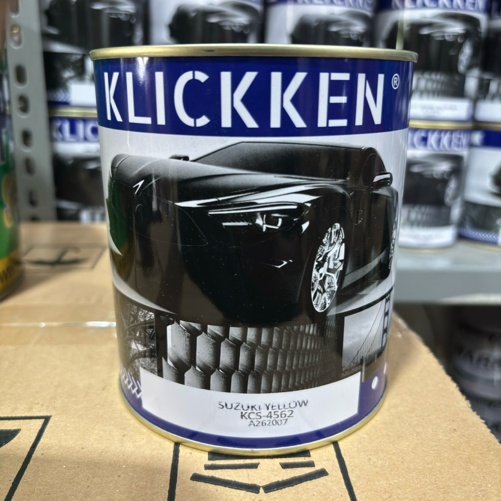 Cat Duco KLICKKEN Suzuki Yellow - Cat NC Kuning Cerah Motor & Mobil (200ml, 500ml, 1kg)