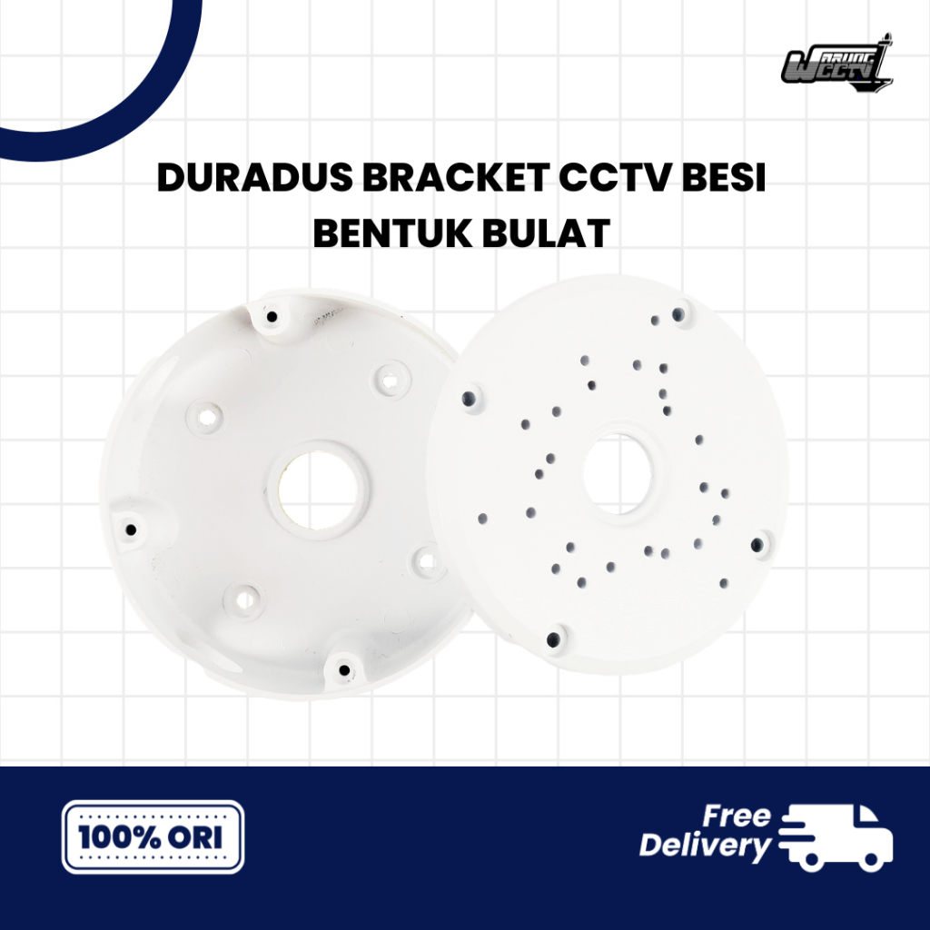 DURADUS BRACKET CCTV BESI BENTUK BULAT WD-130E | BRACKET CCTV UNIVERSAL
