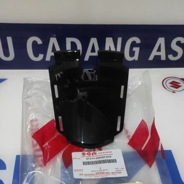 cover frame center sambungan body belakang warna hitam suzuki shogun 125 SP FD ORI SGP 47311-20G00-0