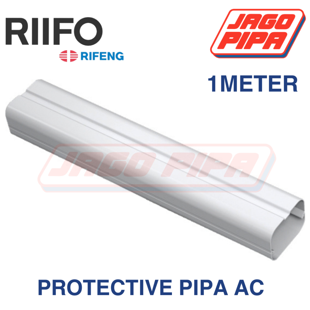 RIFENG Protective Pipe 1 METER RIIFO / Cover Pipa AC Putih