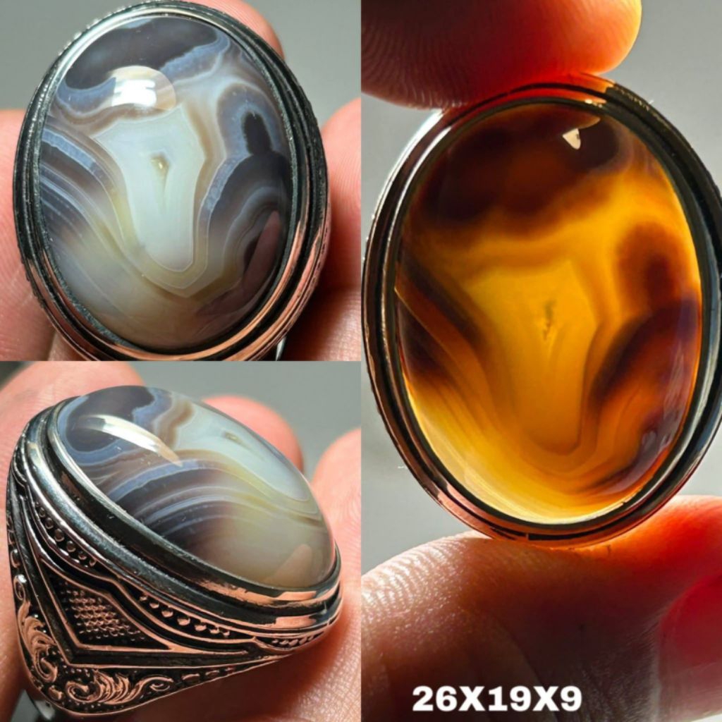 CINCIN BATU AKIK YAMAN PAMOR BUNGKAM