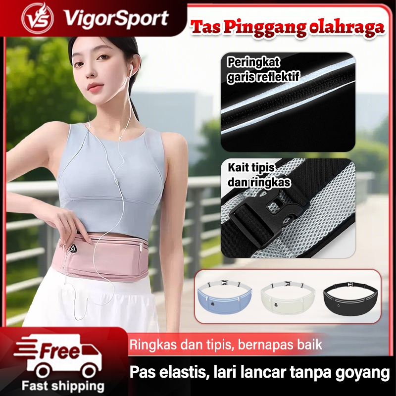 Tas Pinggang Olahraga Tas Pinggang Berkapasitas Besar untuk Olahraga, Kesehatan Tubuh dan Latihan Ta