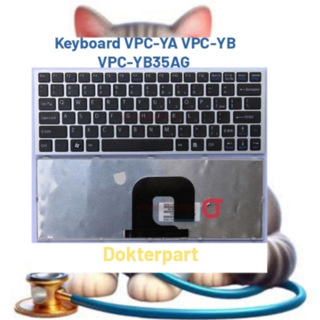 Keyboard Sony VAIO VPCYB35AG VPCYB35AA PCG-31311W VPCYB15AG Sony Vaio Y series 