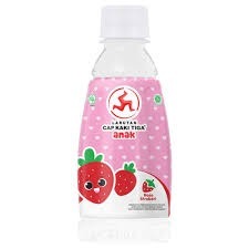 LARUTAN PENYEGAR ANAK CAP KAKI TIGA BOTOL STRAWBERRY