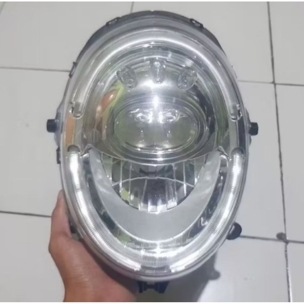 headlamp lampu depan honda scoopy new fi esp k93 2018-2019 ori