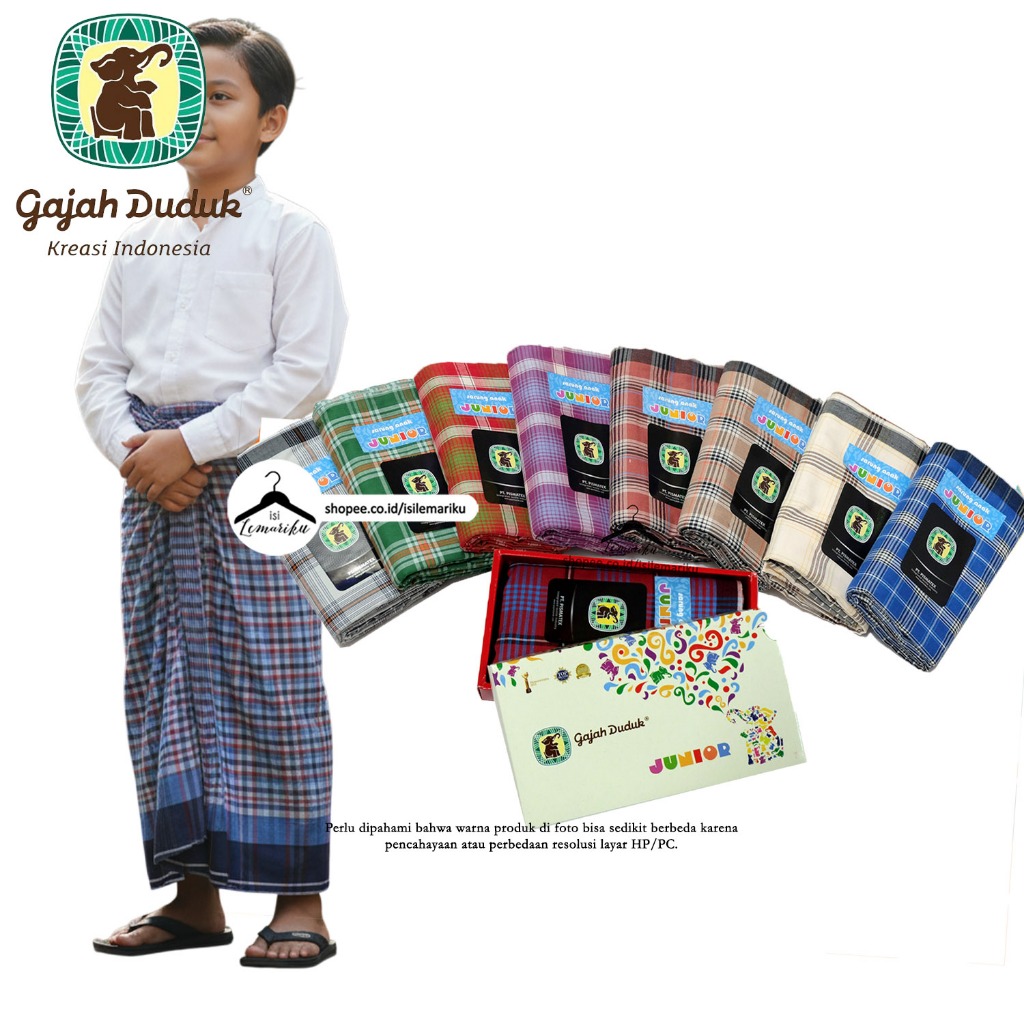 Sarung GAJAH DUDUK Junior Sarung Anak
