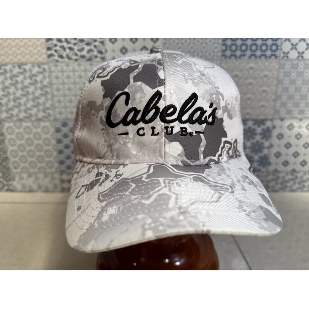 Topi Second Brand Branded Cabela's Club Putih Trucker