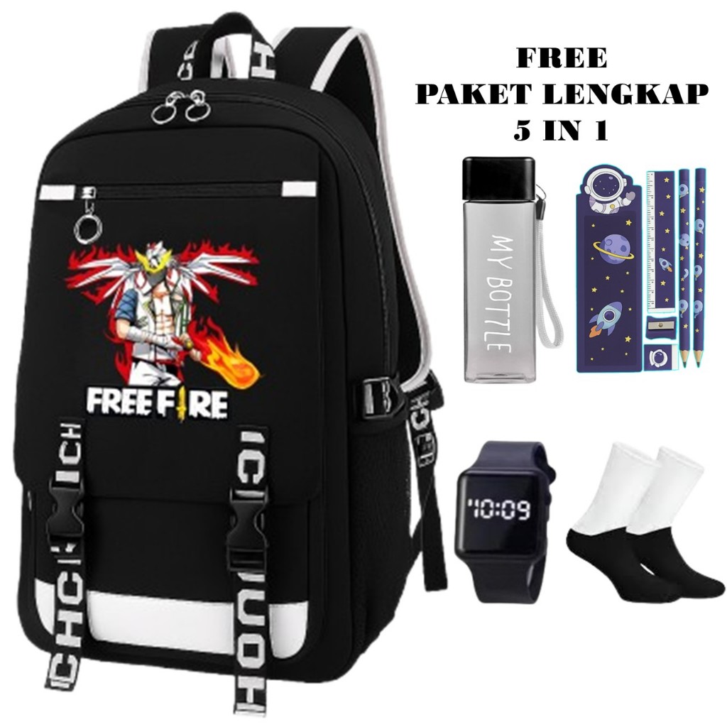 HEPII [DISCOUNT GEDE] RANSEL KARAKTER EVOS TAS KOREAN STYLE REMAJA/TAS RANSEL ANAK PRIA BERKUALITAS/