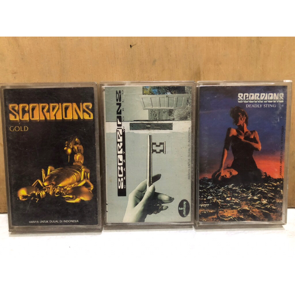 sepaket kaset pita scorpions
