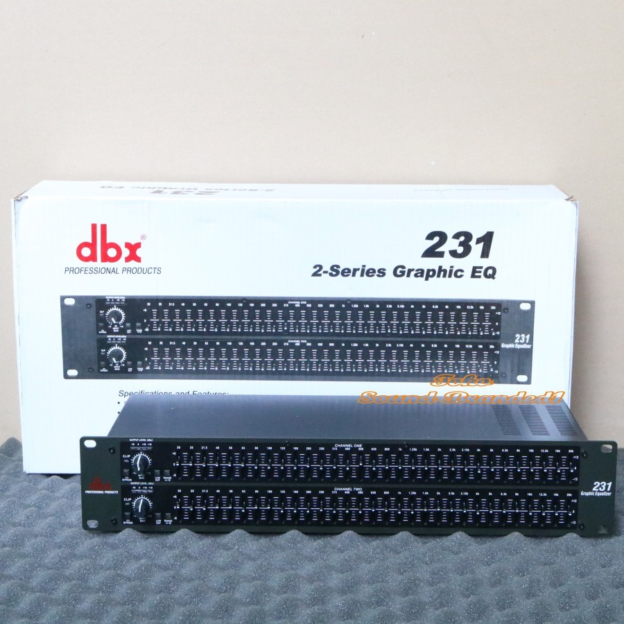 DBX Equalizer 231 / EQ DBX 231 - HITAM