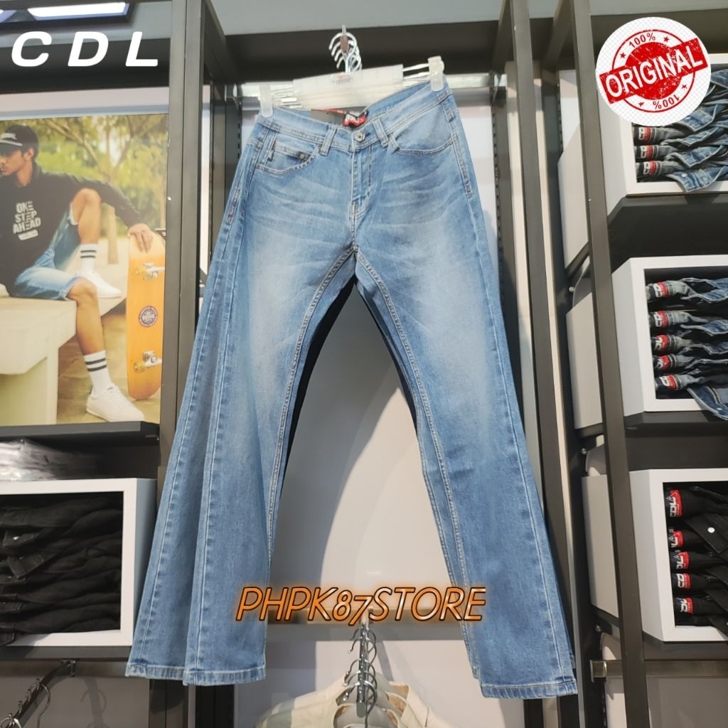 CDL CELANA PANJANG PRIA DENIM SLIMFIT, CELANA PANJANG ORIGINAL