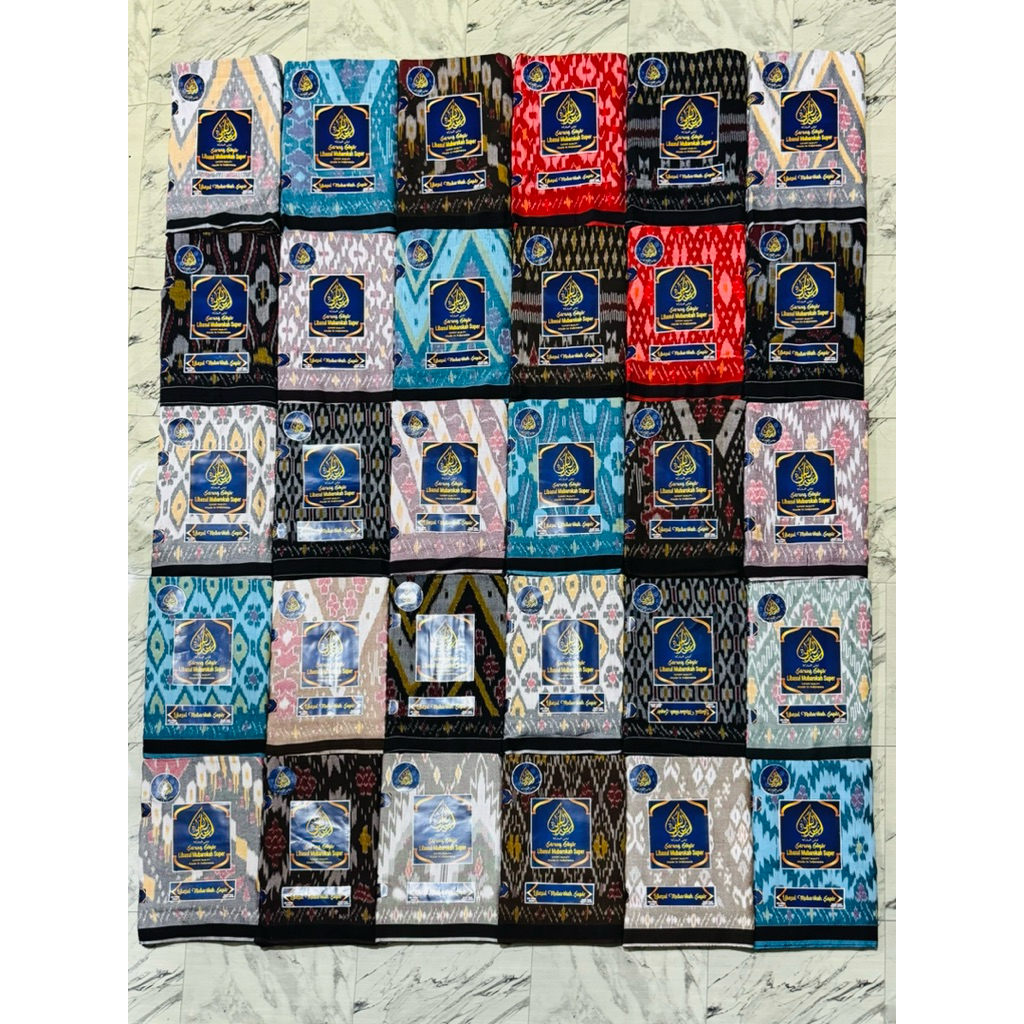 SARUNG GOYOR LIBASUL MUBAROKAH SUPER MOTIF BHS & KETJUBUNG