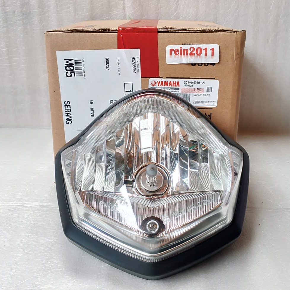 REFLEKTOR ASSY LAMPU DEPAN VIXION OLD 2010 - 2011 ASLI ORI YAMAHA 3C1 H4310 21