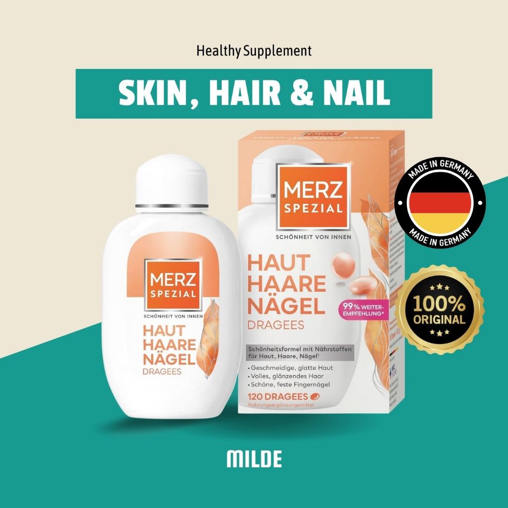 Supplemen Merz Spezial - Vitamin Kulit, Rambut & Kuku (Jerman) Made in Germany MILDE