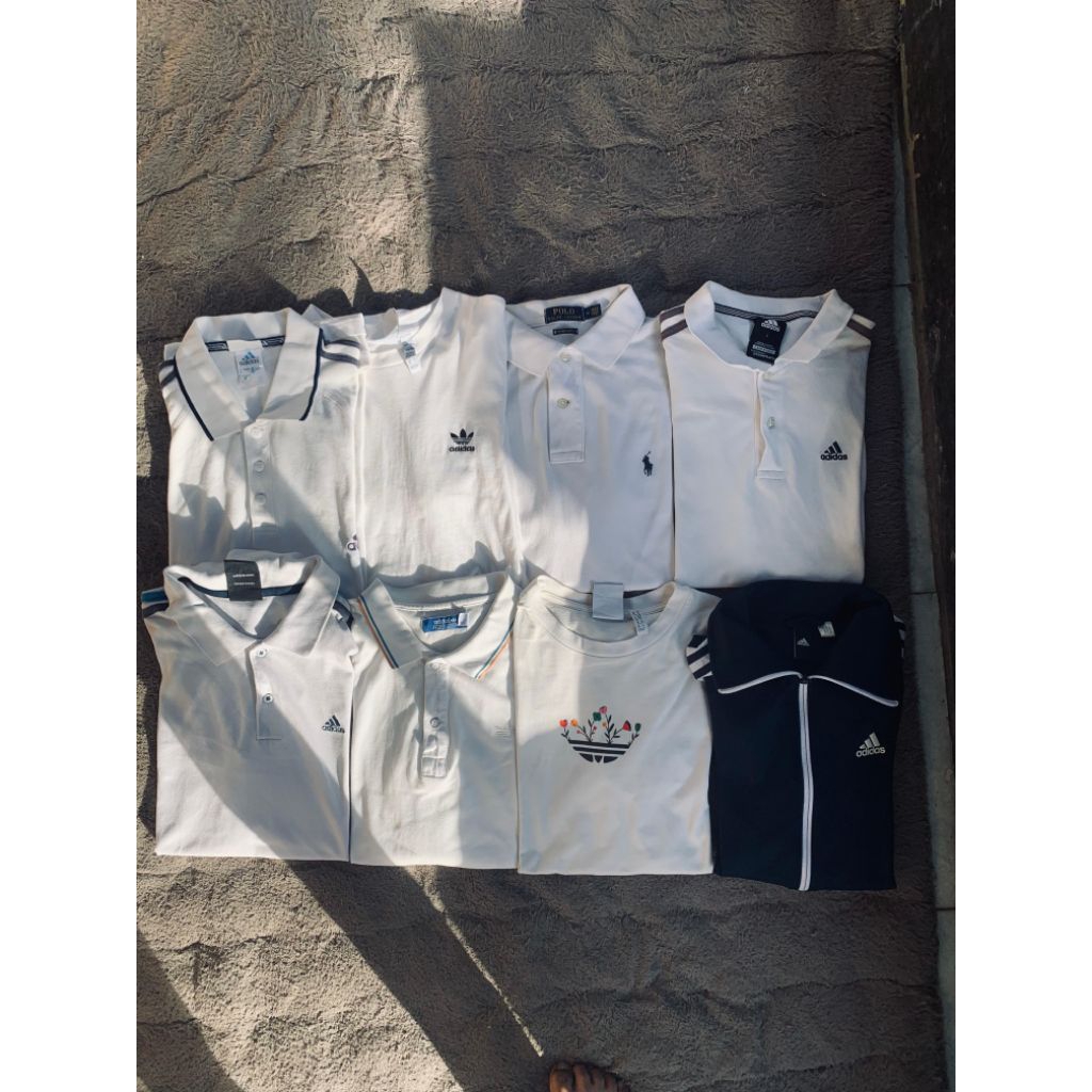 kaos adidas warna putih